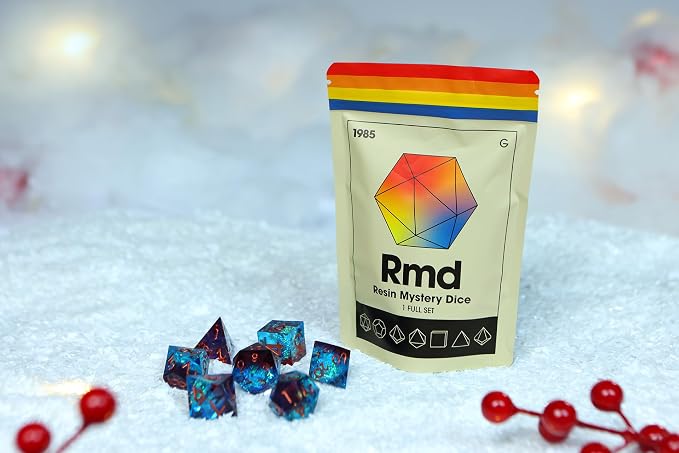 1985 Games Sharp Edge Polyhedral Dice Set – Mystery RPG Dice - Image 8
