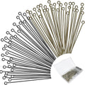 600 Pieces 2 Inch Eye Pins for Jewelry Making DIY, Straight Pins Jewelry Making by BOYIVI