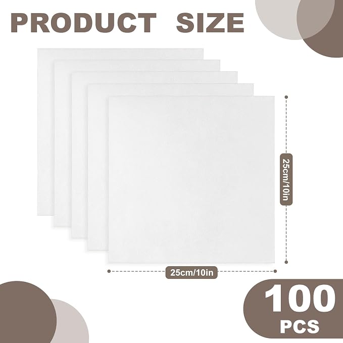 100 Pcs10x10 Inches Cotton Fabric Squares Precut Quilting Fabric Bundles - Image 2