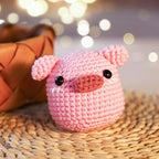 Crochet Kit for Beginners: Pink Pig Crochet Kit, All You Need in, Include - Image 7