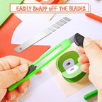 40 Pack Utility Knife Box Cutter Retractable, 9mm Snap-Off Box Cutters - Image 6