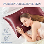 BEDELITE Satin Pillowcase for Hair and Skin, Super Soft and Cooling Similar to - Image 3