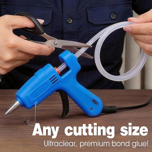 20 Pack Mini Hot Glue Stick Rolls, Each 1.65 FT Long x 0.27" Diameter Glue - Image 3