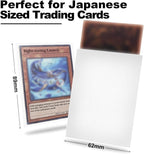 White Card Sleeve 200 Pack Compatible - Image 2