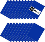 HTVRONT Royal Blue HTV Heat Transfer Vinyl: 20 Pcs 12" x 10" Iron on Vinyl | - Image 6