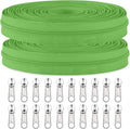 Sawoake Bulk 10 Yards Grass Green Coil Zipper by The Yards, Craft Bags by Zipper