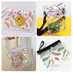 ONEART | 10 Pieces Bohemian Printed Clear PVC Vinyl Sheets, A4 Size See Through - Image 5