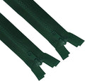 ANPURZII 2PCS #5 9 Inch Rich Green Separating Jacket Zippers by Unknown