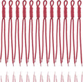 KJML DIY Paracord Keychain 12pcs Paracord Rope Keychain Braided Cord Rope Bag by KJMLDIY