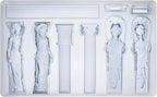 Art Mold for Polyclay Air Dry Clay Plaster, Decorative Column and Sculpture - Image 3