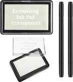 LemonSecret 4 Pcs Emboss It Kit Included 2 Clear Embossing Ink Pad 2 Embossing by Unknown