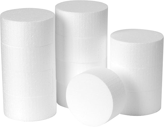 Crafare 12 Pack 4x4x2 Inch Foam Circles - Image 3