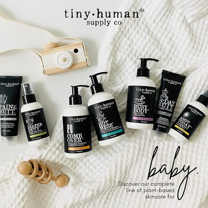 Fixin' Stick Organic Baby Balm 0.5oz, 2-pack for Baby's Red Cheeks, Drooly Chins, Drippy Noses and Dry Skin. No Artificial Dyes, Fragrances or Petrolatum. Cruelty Free. Made in USA.