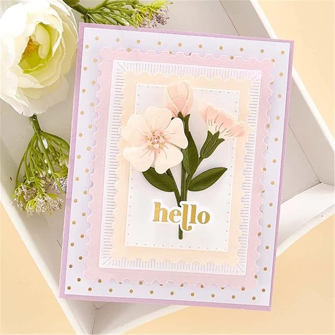 Mvchifay Cutting Dies Metal Stencils Scrapbooking Tool DIY Craft Carbon Steel - Image 4