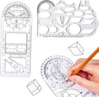 Multifunctional Geometric Ruler, Draft Rulers by EasyDaa