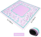 TIASUSAN Purple and Green Mahjong Mat - Image 2