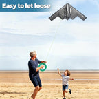 B2 Model Airplane Kite, Large Easy to Fly Kites Adults, 300FT String Reel - Image 2