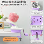 SPEENSUN Yarn Winder, 3.5 OZ Easy-to-Install and Efficiently Yarn Spinner - Image 4