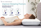 Vaverto Queen Memory Foam Pillow 2-Pack – Cooling Gel-Infused Orthopedic Bed - Image 4