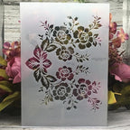 TIAMECH A4 Rose Branch Stencil for Painting | Reusable - Image 4