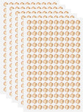 HARFINGTON 5 Sheet/800pcs Rhinestone Adhesive Stickers Self Adhesive Acrylic by HARFINGTON