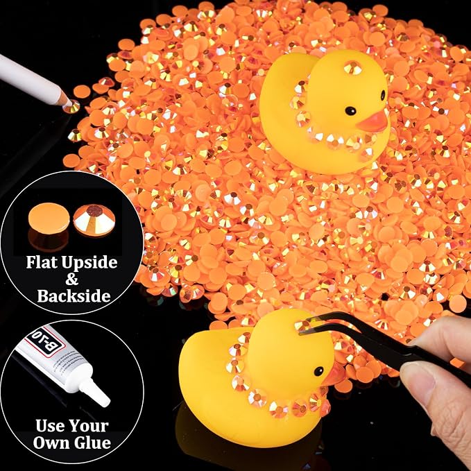 1500pcs 6mm Resin Rhinestones Bulk - Image 5