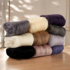 50G Needle Felting Wool Multicolor Wool Roving - Image 5