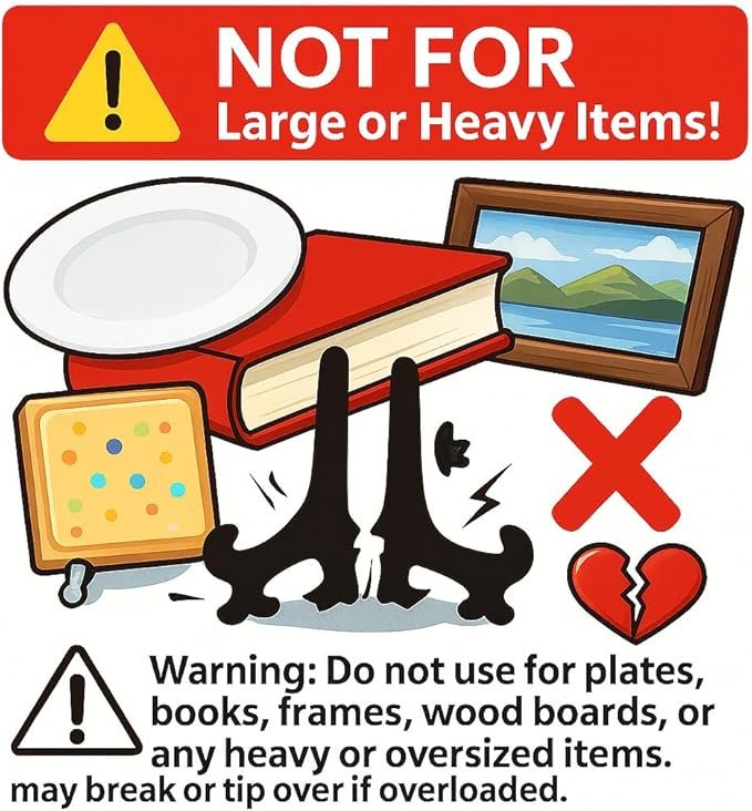 Artliving 3 Inch Acrylic Card Display Stands, Small Plastic Easels and - Image 2
