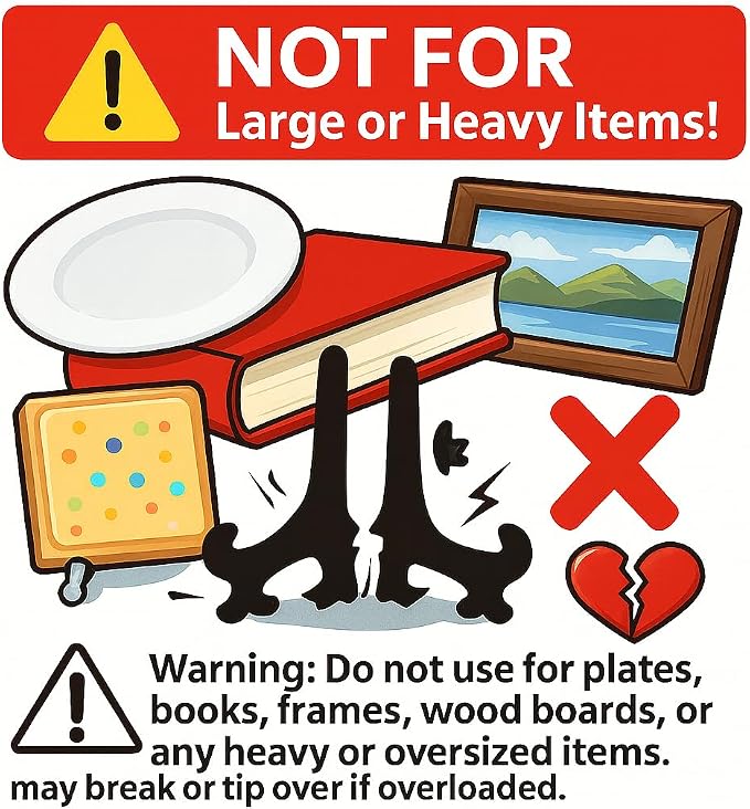 Artliving 4 Inch Acrylic Card Display Stands, Small Plastic Easels and - Image 7