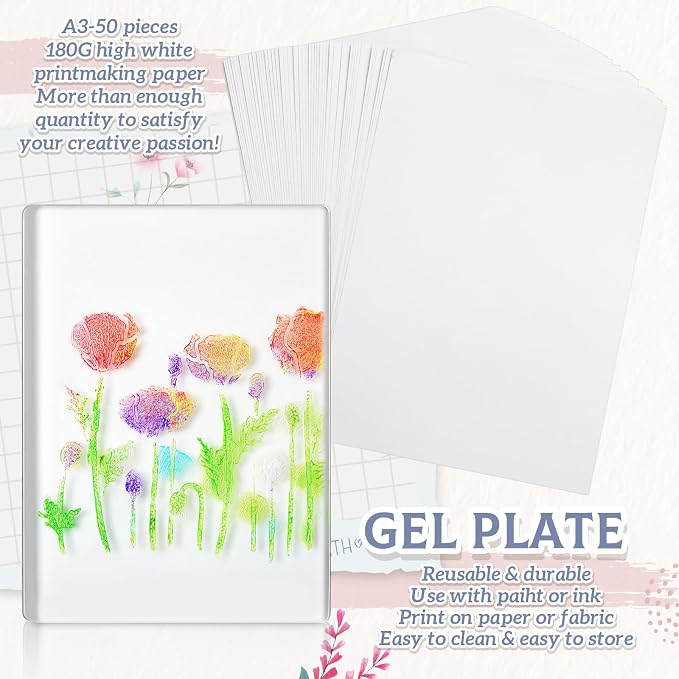 Fuyoooo 5" x 7" Gel Printing Plate Kit - Image 5