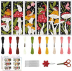 ACRNIGHEET 6PCS Cross Stitch Bookmark Kit by ACRNIGHEET