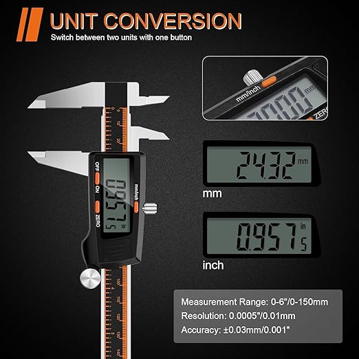 HARDELL Digital Caliper 6 Inch - Image 3