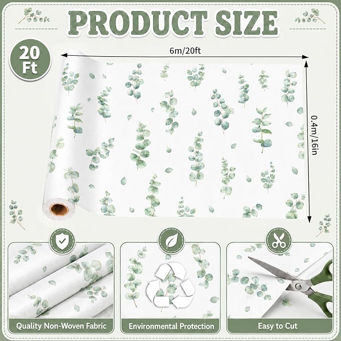 Eucalyptus Bulletin Board Roll Non-Woven Fabric Poster | Back to School - Image 2