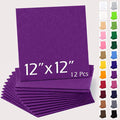 12" x 12" Felt Sheets for Crafts, 2mm Stiff Felt Fabric, Polyester Felt Squares by AblemeDeco