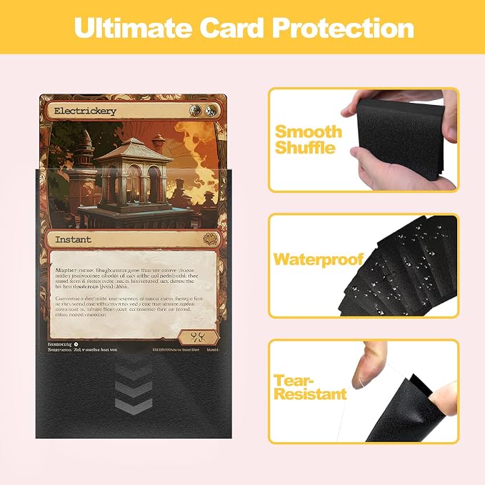 900 Count Matte Card Sleeves, 6 Colors Bulk Trading Card Sleeves - Image 4