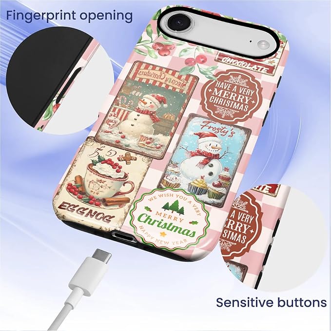Case for iPhone 17 Air, Scratch Resistant Hybrid Double Layer Hard - Image 7