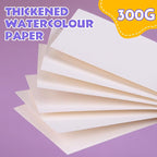 AROIC 50 Sheets Watercolor Paper Bulk, 6 Sizes 9" x 12", Painting & Craft Paper - Image 4