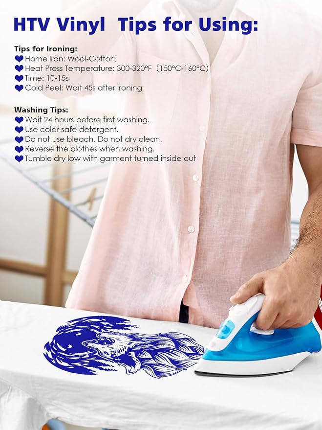 Blue Heat Transfer Vinyl Bundle - Image 3