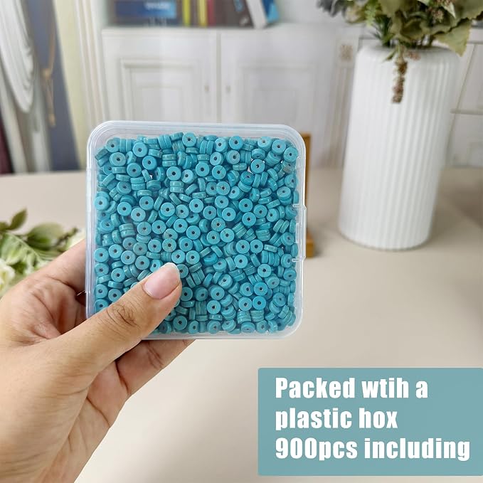 Turquoise Heishi Beads Bulk for Jewelry Making - Image 3