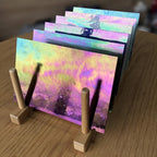 LITMIND 12 Sheets Iridescent Stained Glass Pack – 4x6 Inch Opaque & Textured - Image 3