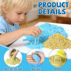 YongnKids Mermaid Sensory Bin Sandbox Toys - Image 4
