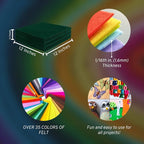FabricLA Acrylic Felt Sheets for Crafts - Image 3