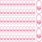 KJML DIY Keychain clip 60pcs Swivel Snap Lobster Claw Keychain Clasps Lanyard by KJMLDIY