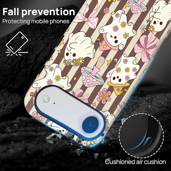 Case for iPhone 17 Air, Scratch Resistant Hybrid Double Layer Hard Shell，Cute - Image 6