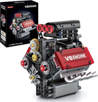 WINGIFT V8 Engine Building Set, V8 Engine Model kit that Run, Build Your Own by VisittheWinGift