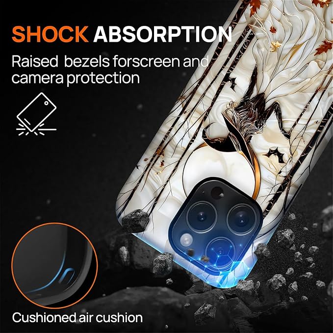 Case for iPhone 16 Pro Max, Scratch Resistant Hybrid Double Layer Hard - Image 4