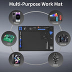 STREBITO Soldering Mat Silicone Work Mat, Heat Resistant 932°F, Magnetic Mat - Image 7