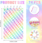Honoson 48 Pcs Mini Tie Dye Notepads - Image 2