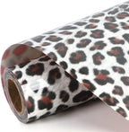 FUNKAKA Leopard Print Heat Transfer Vinyl HTV Rolls by FUNKAKA