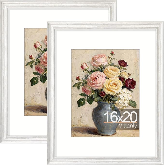 Vittanly 16x20 Picture Frames Set of 2, Ornate Vintage Photo Frame by Vittanly